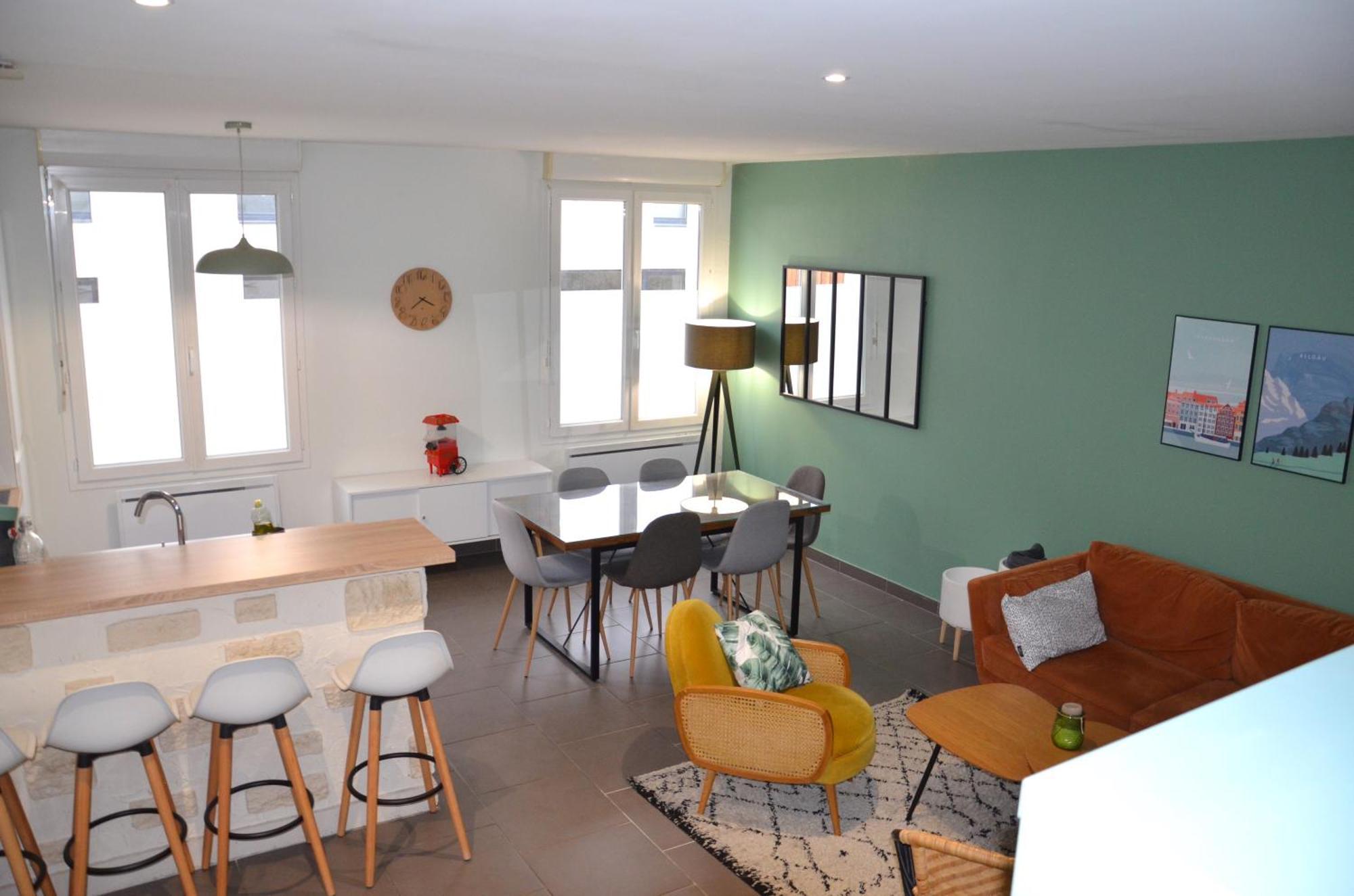 Le Cocon Troyen - 6-8P - 2 Parking Gratuits Apartment Troyes Luaran gambar